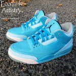 Air Jordan III (3) ‘Azure’ Custom 19