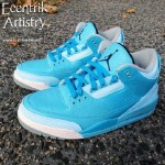 Air Jordan III (3) ‘Azure’ Custom 9