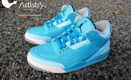 Air Jordan III (3) ‘Azure’ Custom 5