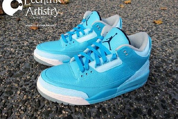 Air Jordan III (3) ‘Azure’ Custom 1