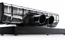 Luxusní Soundbar od Porsche Design v podobě výfuku Porsche GT3 do vašeho obývacího pokoje 38