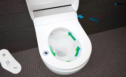Tato toaleta vás uchvátí inovativní technologií a moderním designem 42