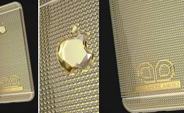 Nejdražší iPhone 6 na světě je vyrobený z 18-karátového zlata a má diamant ve tvaru loga Apple 40