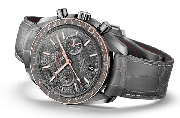 Omega přidala do rodiny Speedmaster novinku s ciferníkem z meteoritu 1