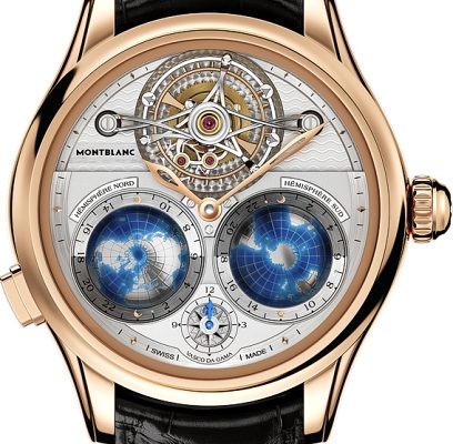 MONTBLANC VZDÁVÁ HOLD NOČNÍM PLAVBÁM MOŘEPLAVCE VASCA DA GAMA NOVOU LIMITOVANOU EDICI  VILLERET TOURBILLON CYLINDRIQUE GEOSPHÈRES NIGHT SKY 1