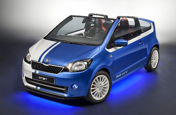 Studenti z Česka postavili dvoumístný kabriolet Škoda Citijet 1
