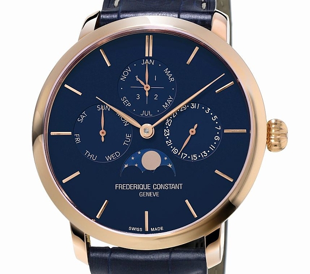 Frédérique Constant Slimline Perpetual Calendar Manufacture okouzlí Frédérique Constant Slimline Perpetual Calendar Manufacture okouzlí