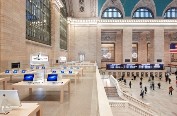 APPLE DOSTAL OCENĚNÍ ZA DESIGN SVÝCH OBCHODŮ V NEW YORKU 1