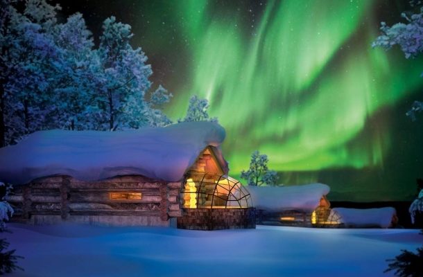 HOTEL KAKSLAUTTANEN -  POLÁRNÍ ZÁŘE POD SKLENĚNÝM IGLU 1