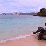 Růžová pláž Pantai Merah na ostrově Komodo 53