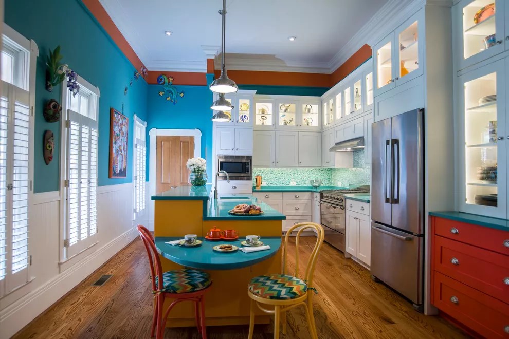 26 barevných nápadů do interiéru kuchyně 4