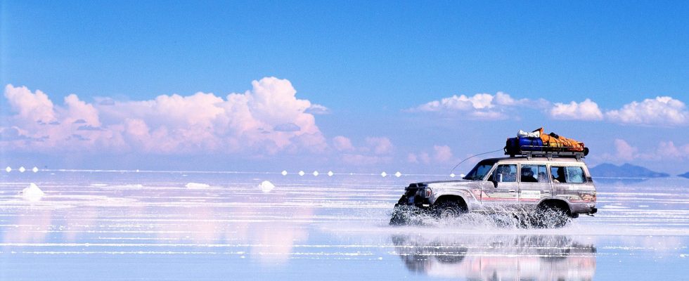 Salar de Uyuni - solná pláň v Bolívii 1