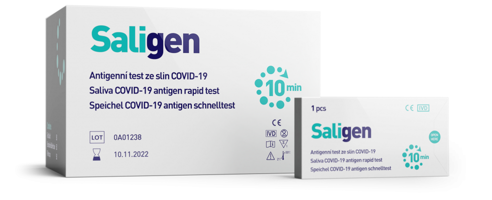 Antigenní test Saligen doporučovaný pro testovaní zaměstnanců ve firmách 1