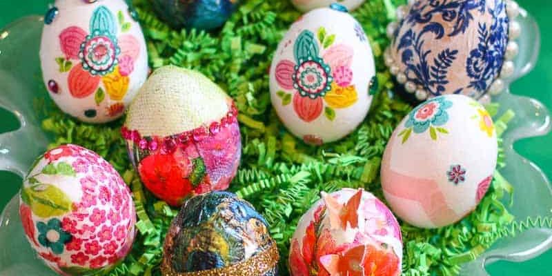 Jak zdobit velikonoční vejce metodou dekupáže 1