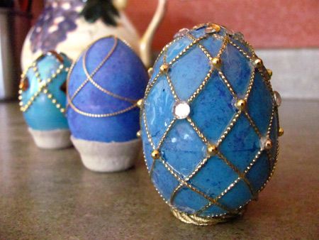 Jak vyrobit velikonoční vejce Fabergé 1