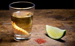 Mexický nápoj mezcal 1