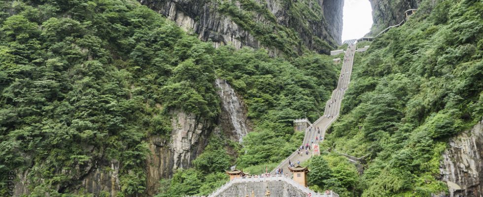 Národní park Tianmen Mountain v Číně 1