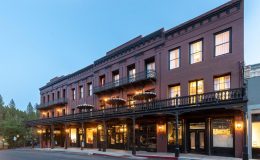 National Exchange Hotel, Nevada City, Kalifornie, USA 1