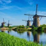 Větrné mlýny, Kinderdijk, Nizozemsko 7