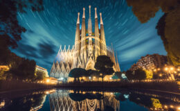 Noční kouzlo Barcelony: Sagrada Família a její působivé osvětlení 10